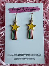 Load image into Gallery viewer, Shooting Star Charm Earrings
