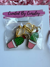 Load image into Gallery viewer, Cactus Clip On Earrings

