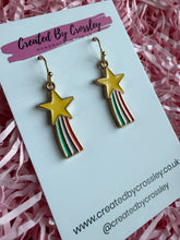 Load image into Gallery viewer, Shooting Star Charm Earrings
