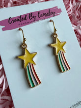 Load image into Gallery viewer, Shooting Star Charm Earrings
