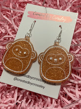 Load image into Gallery viewer, Monkey Resin Earrings
