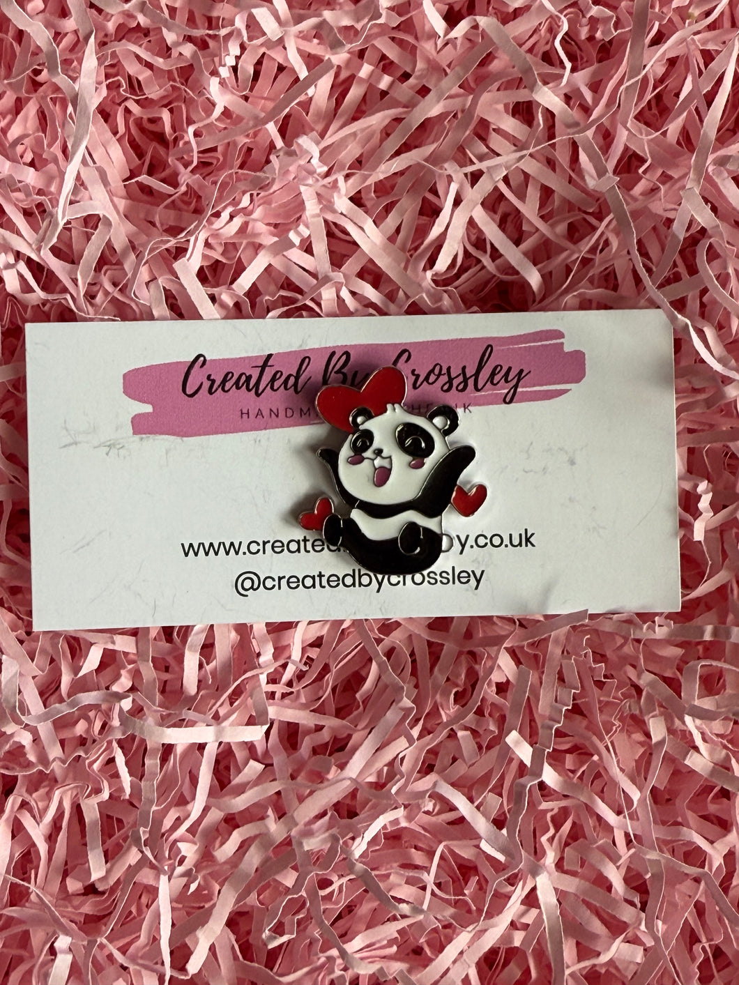 Panda pin badge