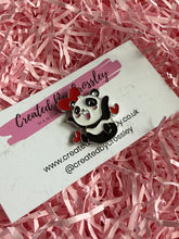 Load image into Gallery viewer, Panda pin badge
