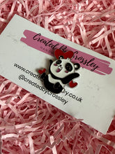 Load image into Gallery viewer, Panda pin badge
