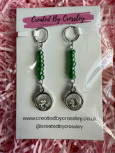 Load image into Gallery viewer, Green Gem Hearing Aid Charms
