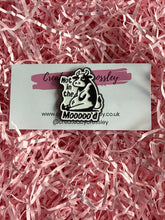 Load image into Gallery viewer, Not in the mood cow Pin Badge
