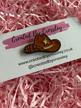 Load image into Gallery viewer, Yee Haw Cowboy Hat Pin Badge
