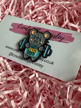 Load image into Gallery viewer, Gym Rat Pin Badge
