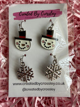Load image into Gallery viewer, Snowman Earring Duo
