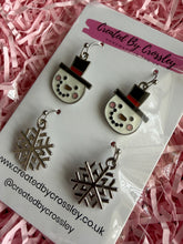 Load image into Gallery viewer, Snowman Earring Duo
