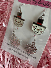 Load image into Gallery viewer, Snowman Earring Duo
