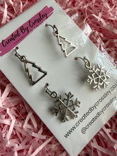 Load image into Gallery viewer, Snow Tree Earring Duo
