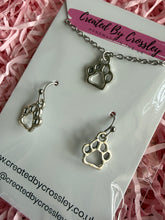 Load image into Gallery viewer, Paw Print Jewellery Set
