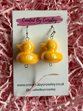 Load image into Gallery viewer, Duck Charm Earrings
