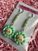 Load image into Gallery viewer, Green Flower Hearing Aid Charms
