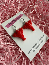 Load image into Gallery viewer, Lobster Charm Earrings
