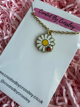 Load image into Gallery viewer, Ladybird Daisy Charm Necklace
