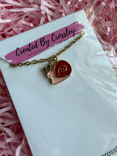 Load image into Gallery viewer, Snail Charm Necklace
