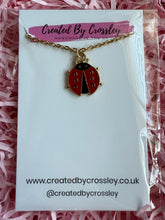 Load image into Gallery viewer, Ladybird Charm Necklace
