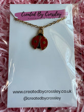 Load image into Gallery viewer, Ladybird Charm Necklace

