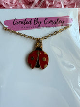 Load image into Gallery viewer, Ladybird Charm Necklace
