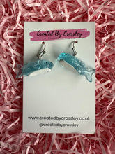 Load image into Gallery viewer, Whale Shark Charm Earrings
