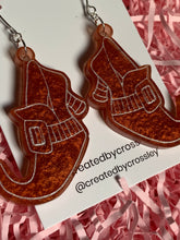 Load image into Gallery viewer, Witch Shoes Resin Earrings
