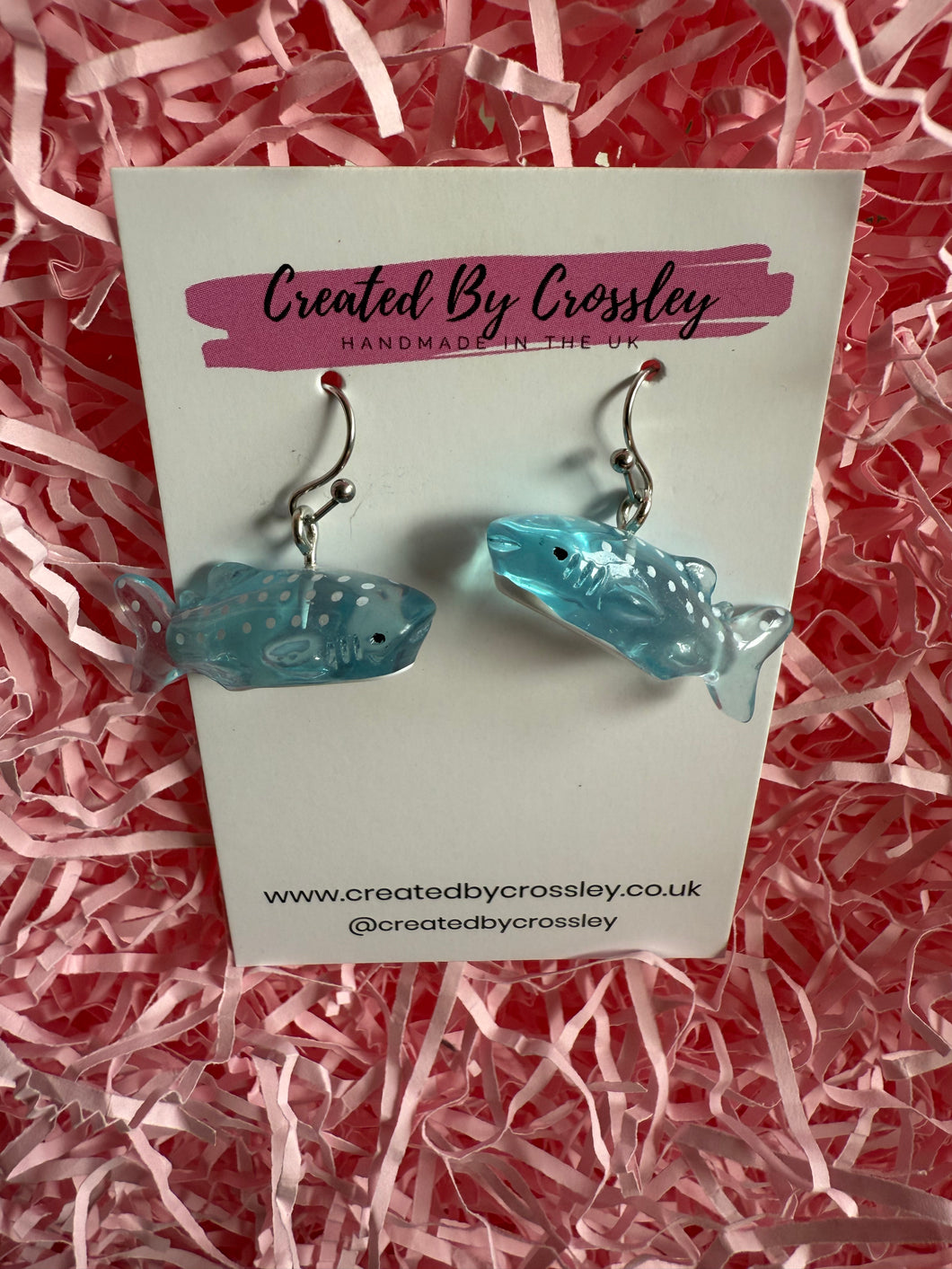 Whale Shark Charm Earrings