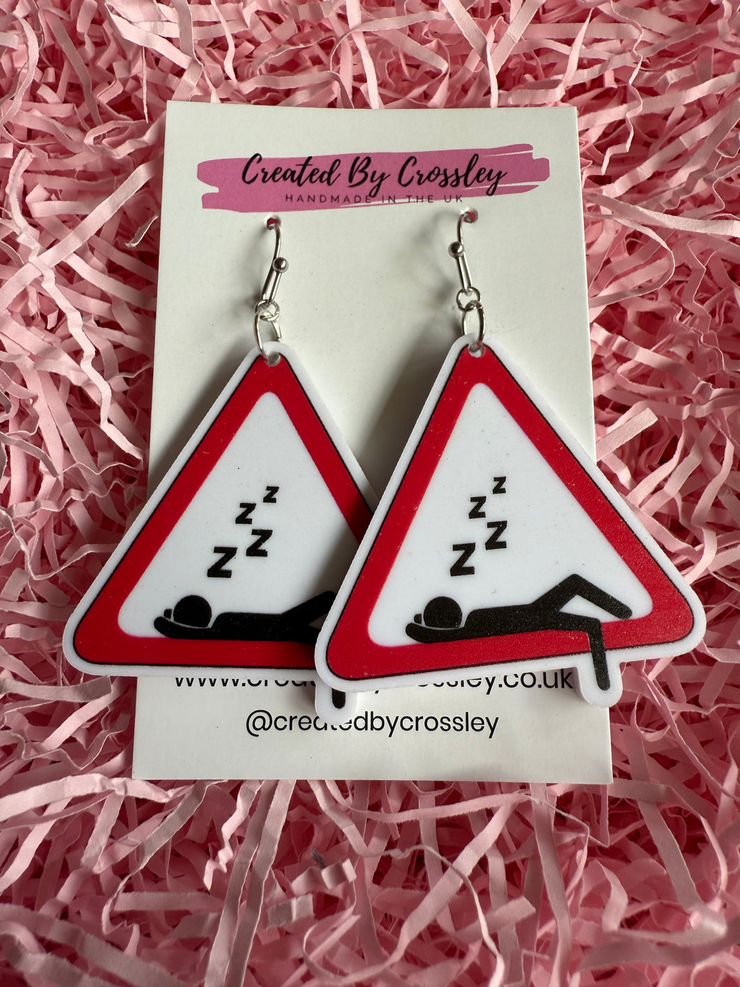 Sleepy Sign Charm Earrings