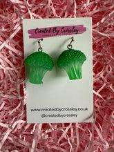 Load image into Gallery viewer, Broccoli Charm Earrings

