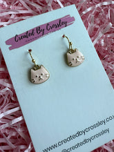 Load image into Gallery viewer, Pink Cat Charm Earrings
