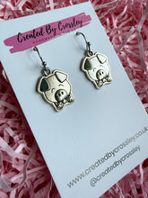 Load image into Gallery viewer, Bowtie Pig Charm Earrings
