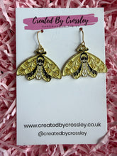 Load image into Gallery viewer, Moth Charm Earrings
