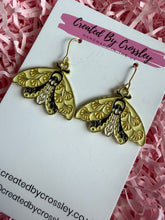 Load image into Gallery viewer, Moth Charm Earrings
