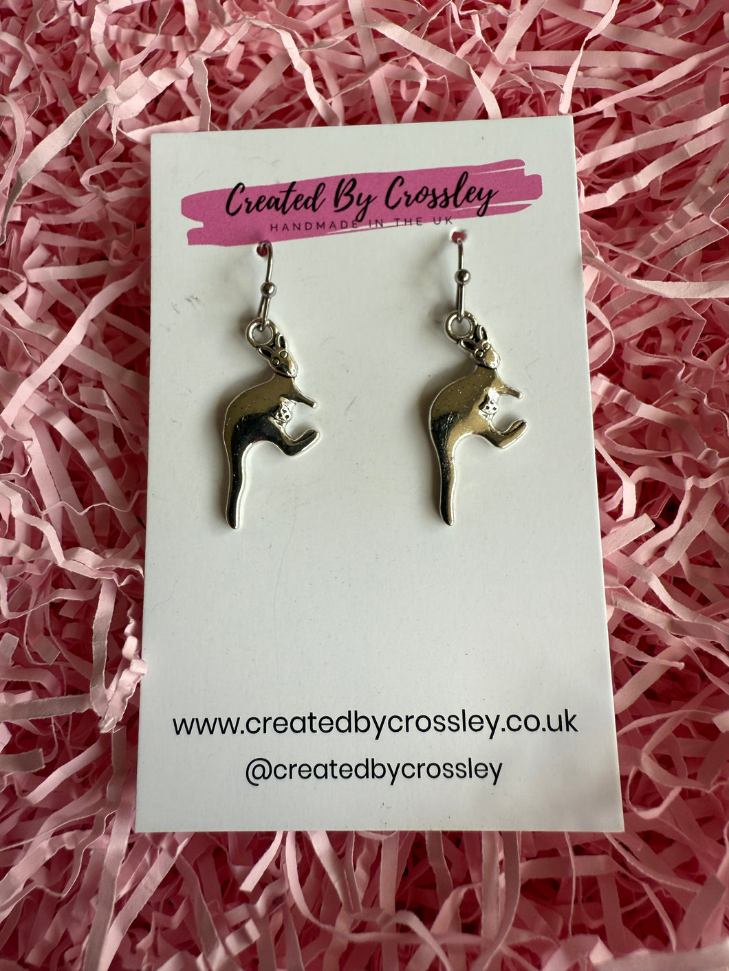 Kangaroo Charm Earrings