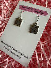 Load image into Gallery viewer, Thread Bobbin Charm Earrings
