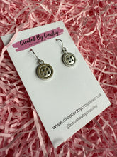 Load image into Gallery viewer, Button Charm Earrings
