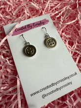 Load image into Gallery viewer, Button Charm Earrings

