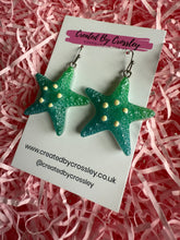 Load image into Gallery viewer, Large Starfish Charm Earrings
