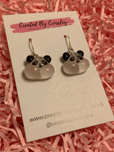 Load image into Gallery viewer, Panda Bear Charm Earrings
