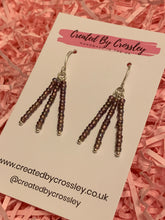 Load image into Gallery viewer, Beaded Tassel Earrings
