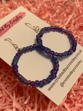 Load image into Gallery viewer, Beaded Hoop Earrings
