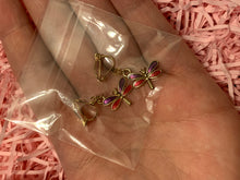 Load image into Gallery viewer, Dragonfly Clip On Earrings
