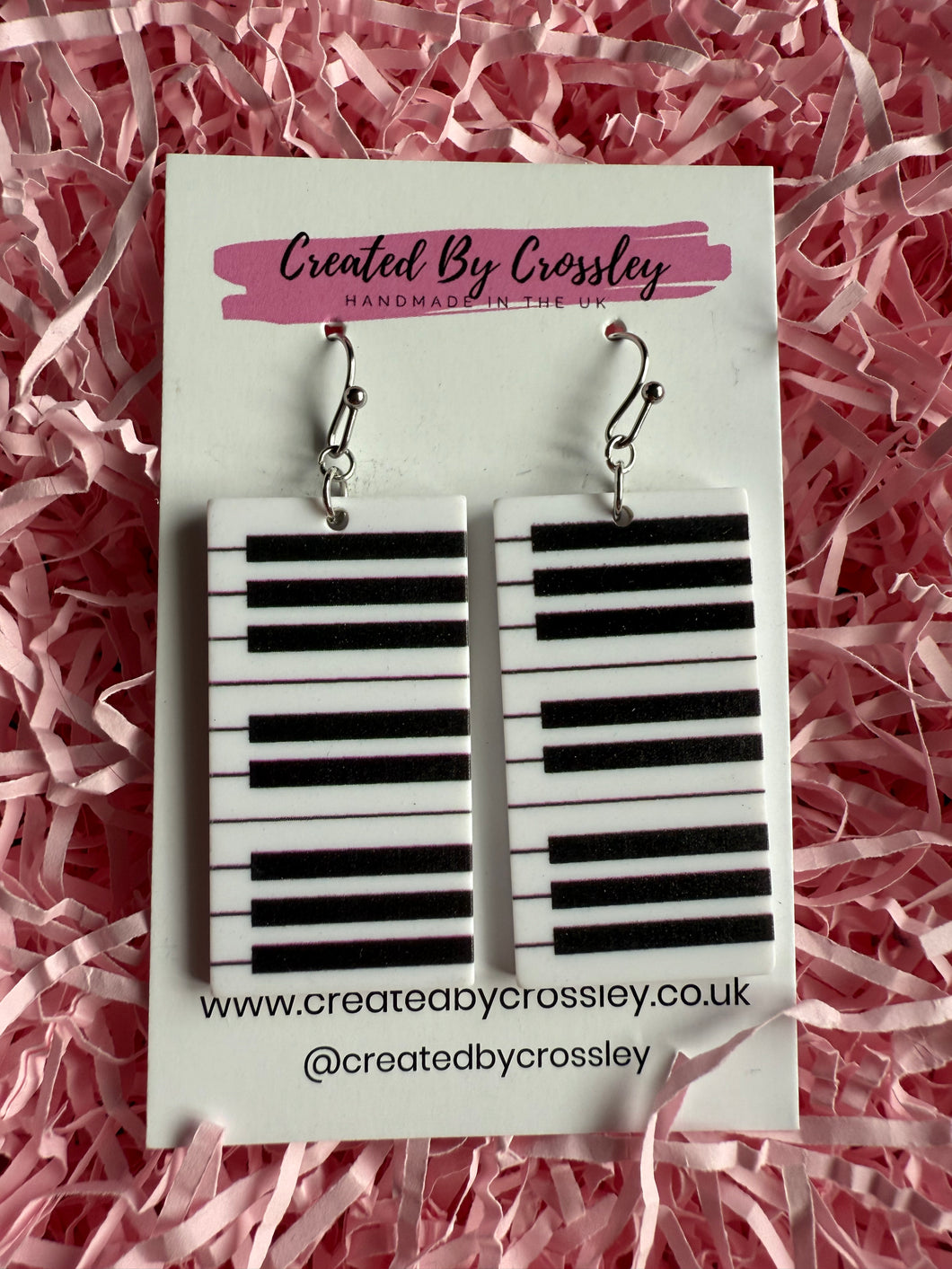 Piano Charm Earrings