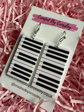 Load image into Gallery viewer, Piano Charm Earrings
