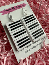 Load image into Gallery viewer, Piano Charm Earrings
