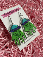 Load image into Gallery viewer, Alien Charm Earrings
