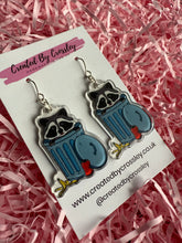 Load image into Gallery viewer, Trash Panda Charm Earrings
