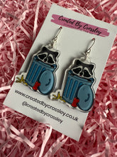 Load image into Gallery viewer, Trash Panda Charm Earrings
