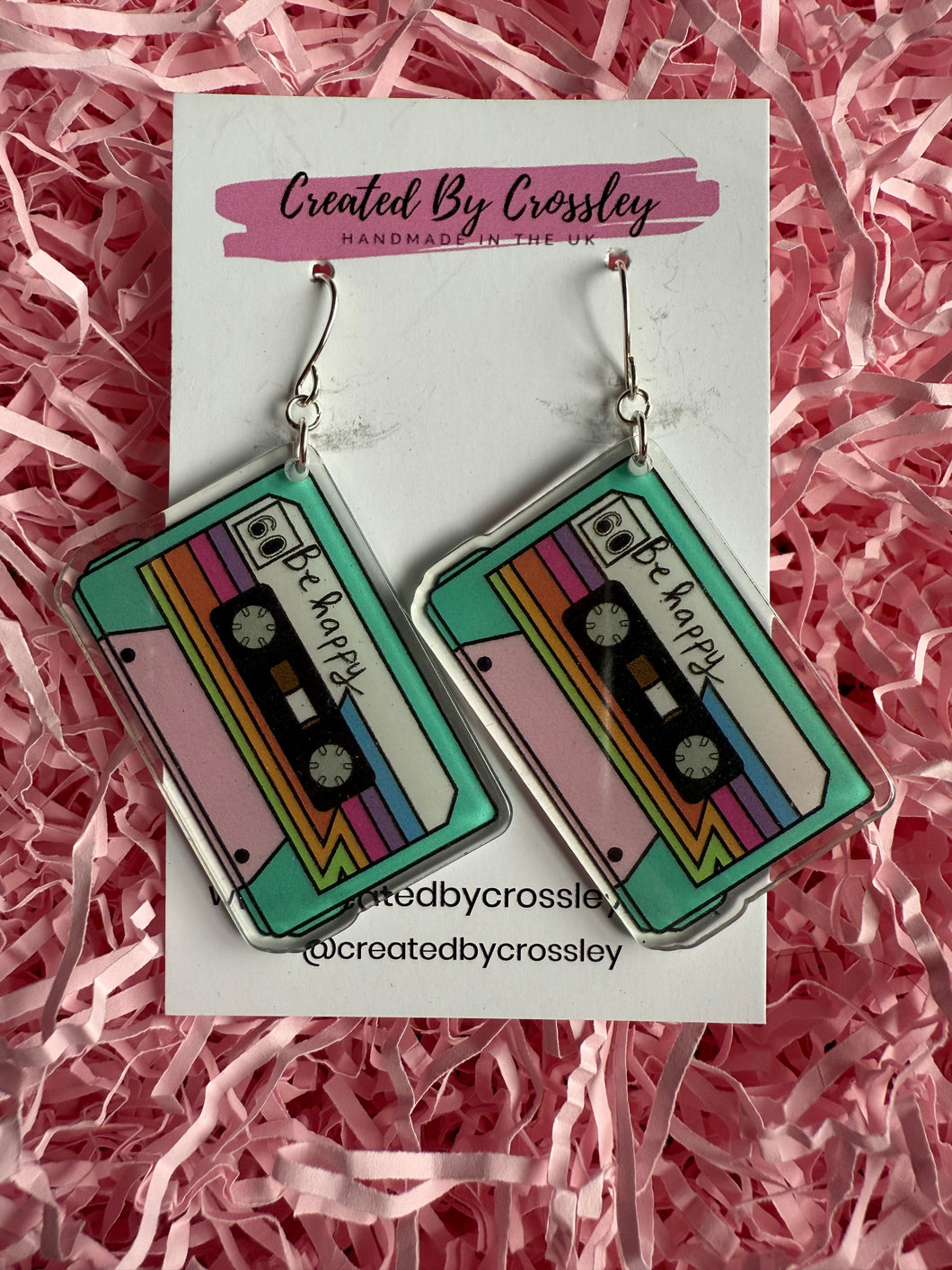 Cassette Charm Earrings